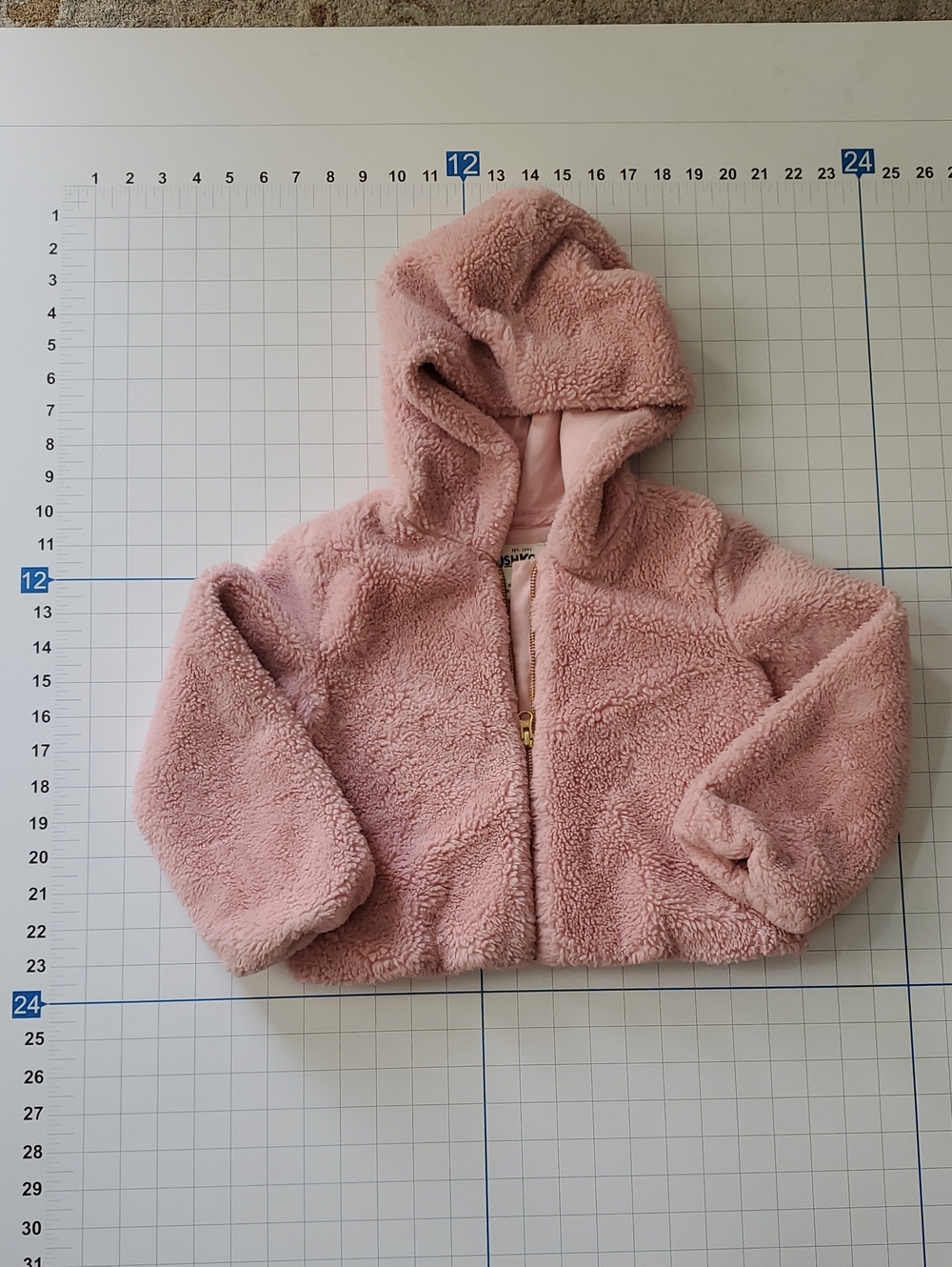 OshKosh B'gosh Plush Pink Hooded Puffer Jacket